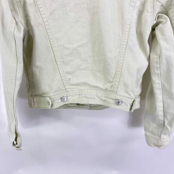 00s GAP Vintage Cotton Collared Button Flap Pocket Trucker Jacket - Picture 9 of 13